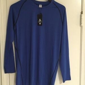 Blue Long Sleeve Men's Shirt